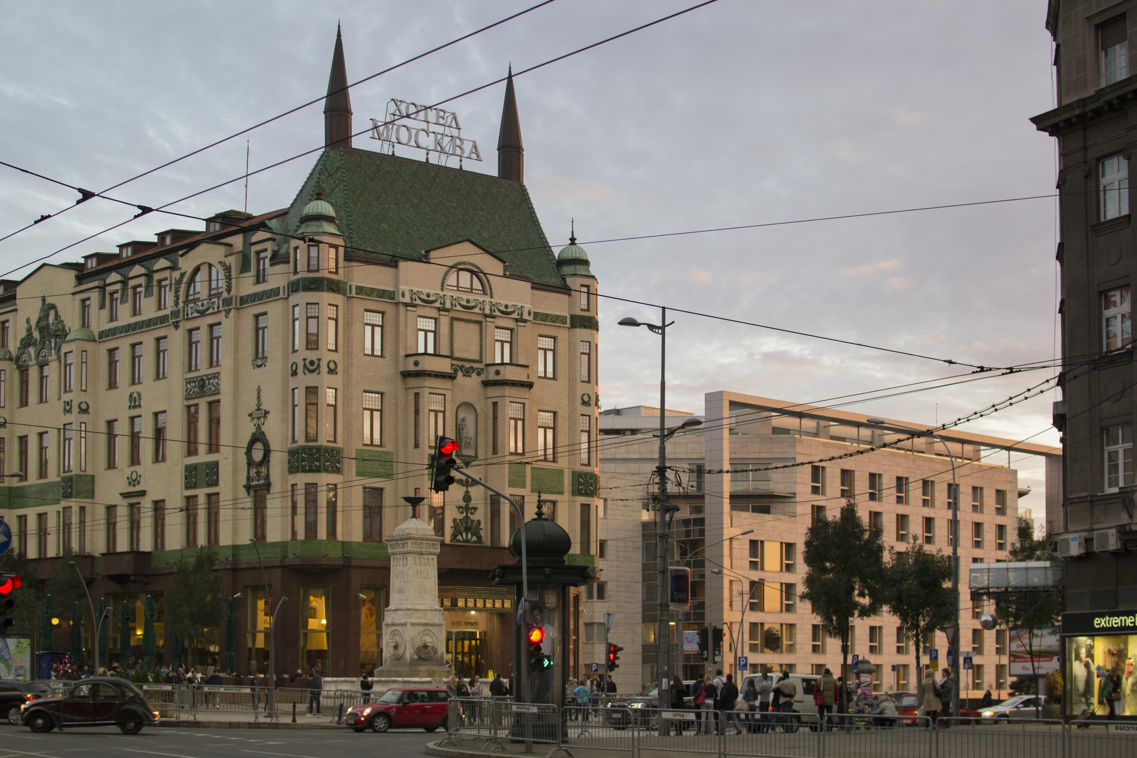 Hotel Moskva Bělehrad Exteriér fotografie