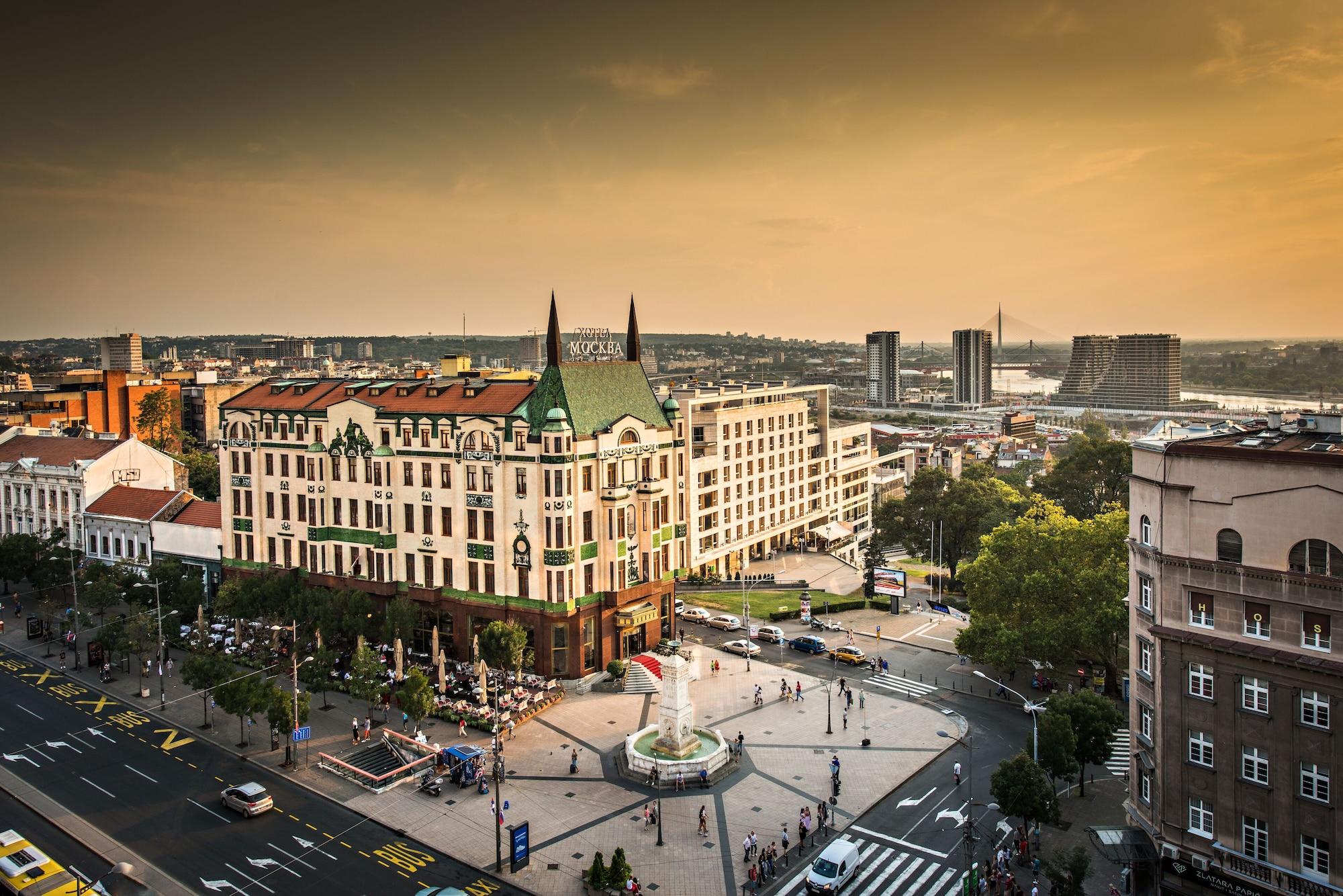 Hotel Moskva Bělehrad Exteriér fotografie